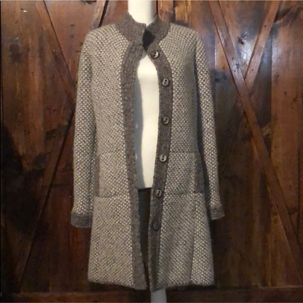 Falconeri Italy Wool Coat Sz M